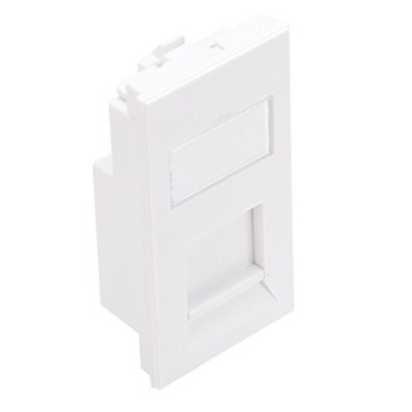 Leviton WALLPLATES INS 50X25 1 PORT WH LI150-1W1